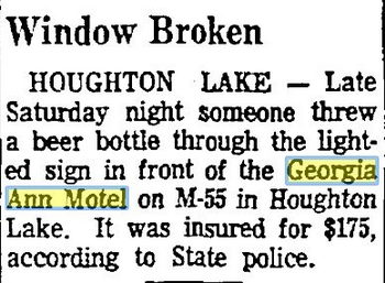 Georgia Ann Apt Motel - May 19 1965 Broken Sign (newer photo)